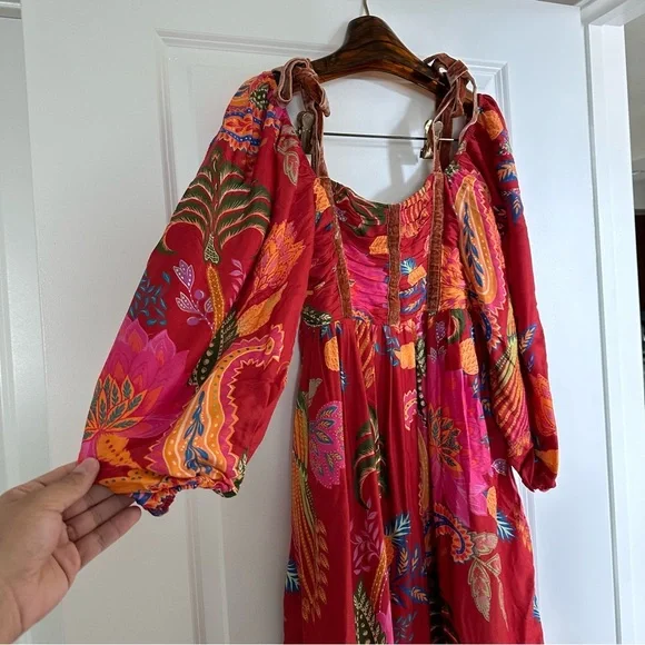 Farm Rio Mystic Bush Midi Dress - Picture 3 of 9